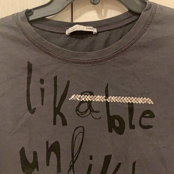 Zara gray stone top - Picture 2 of 8